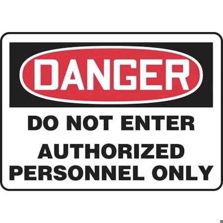 Accuform OSHA DANGER SAFETY SIGN DO NOT MADM131XP MADM131XP